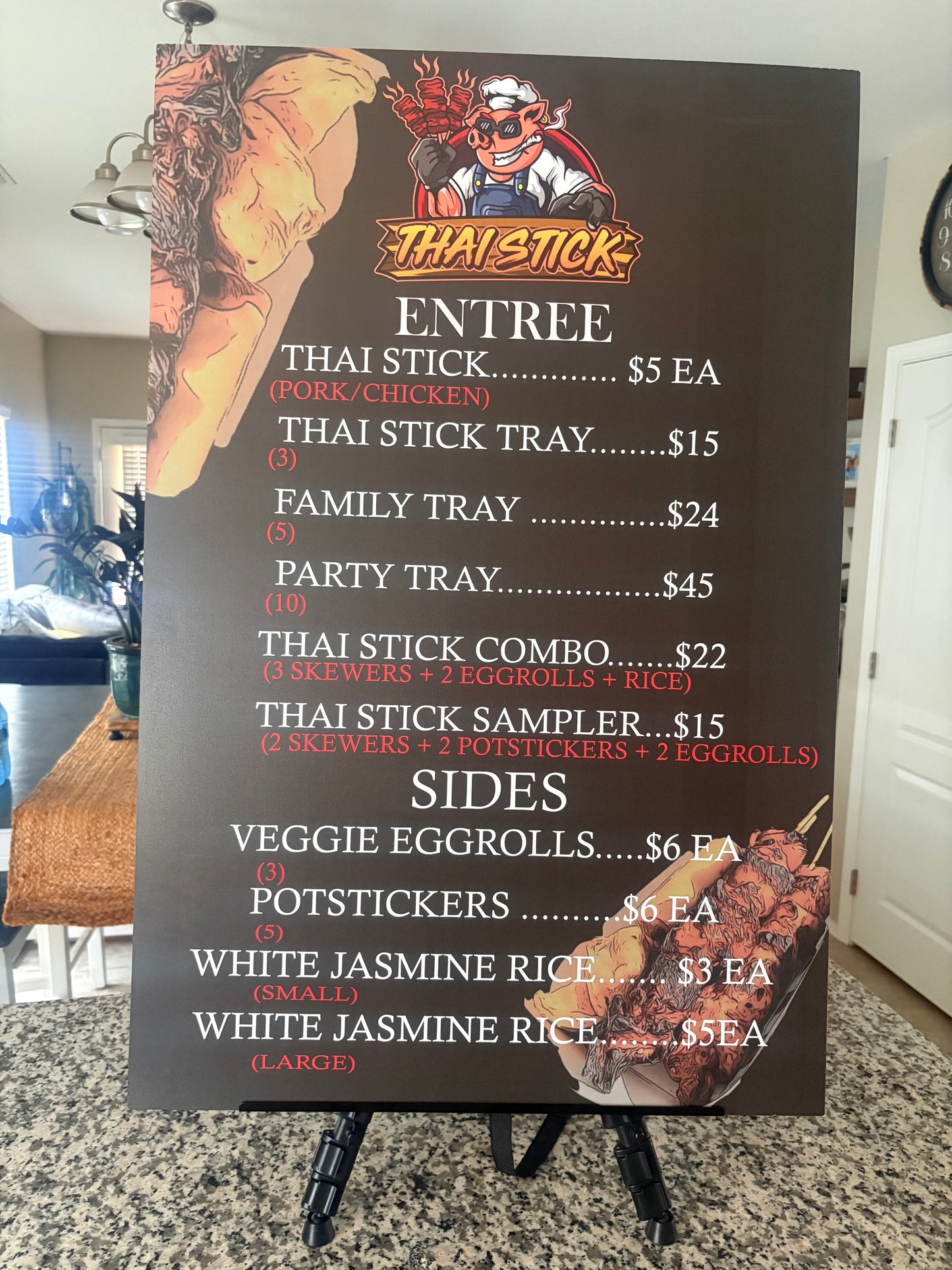 PVC Menu Board